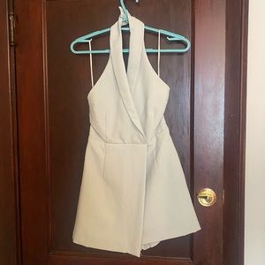 Halter Blazer Skort Dress